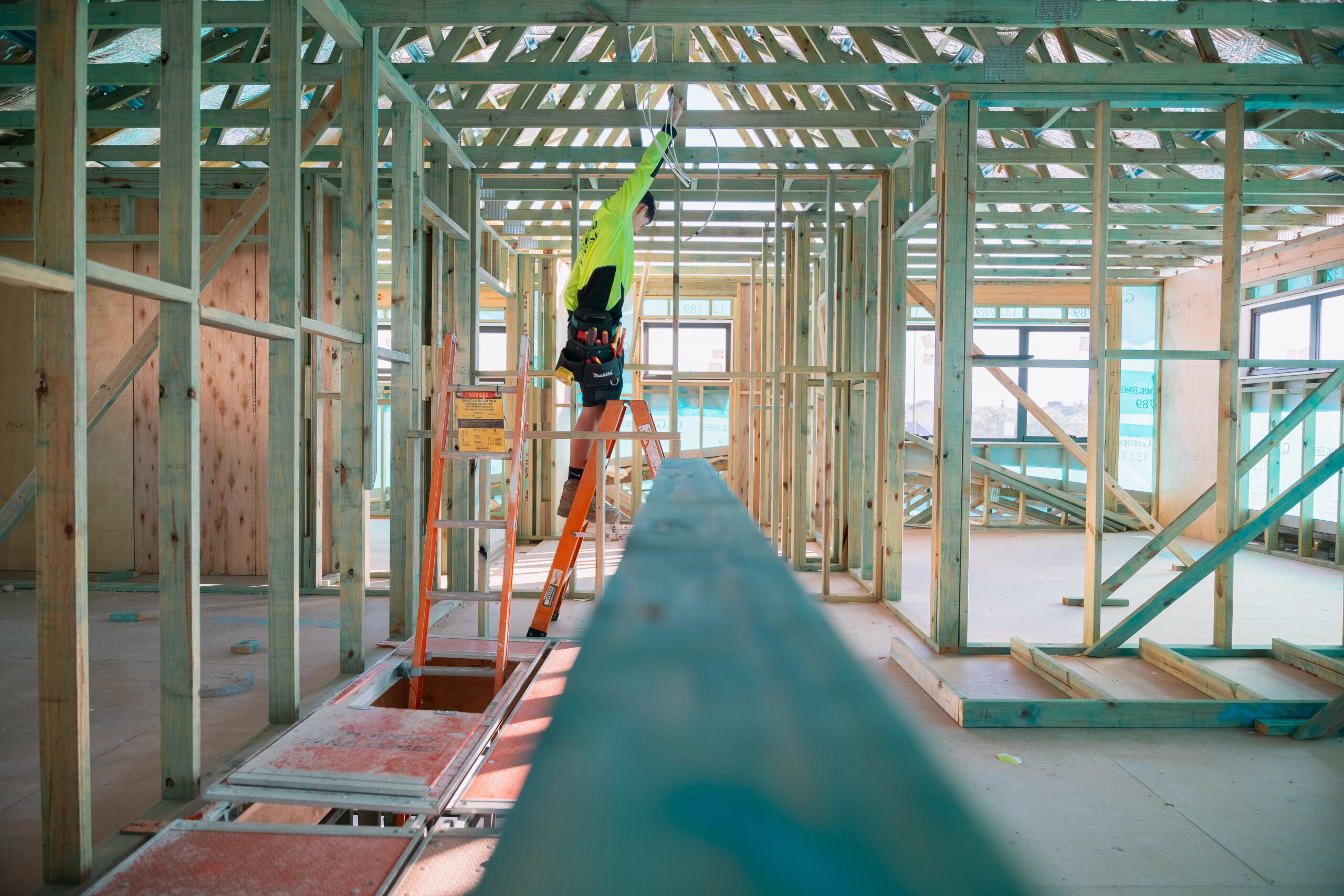 The New Home Electrical Specialists job site filmed by Hipe Media